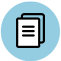 Icono decorativo de un documento